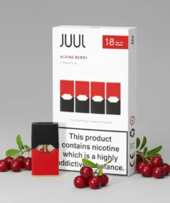 Alpine Berry JUUL Pods 18mg 200 Puffs (4 Pcs) Vape City Dubai