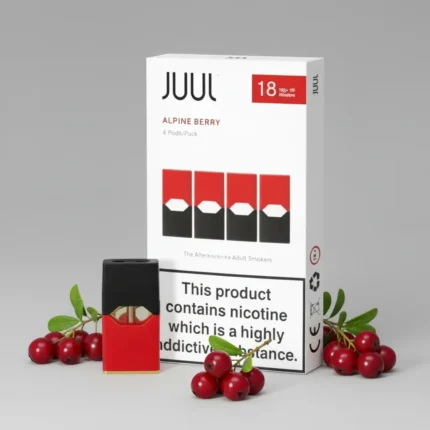 Alpine Berry JUUL Pods 18mg 200 Puffs (4 Pcs) Vape City Dubai