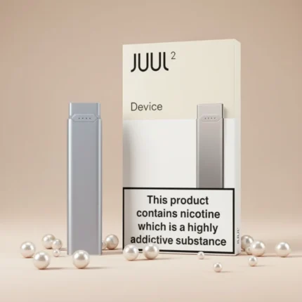 Juul 2 Rechargeable Pod Device with USB Charger (Silver)