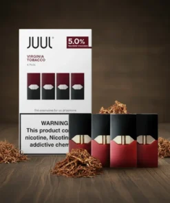 Juul Virginia Tobacco 50mg Nicotine pack of (4 Pcs)