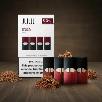 Juul Virginia Tobacco 50mg Nicotine pack of (4 Pcs)