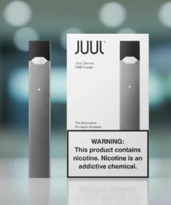 Juul black Rechargeable Pod Device with USB Charger (Black)