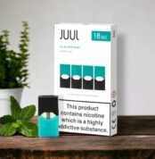  Glacier Mint E-Liquid Juul Pods – 18 Mg 200 Puffs (4 Pcs)