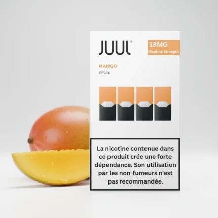 Mango Juul Pods 200 Puffs (4 Pcs) 18mg