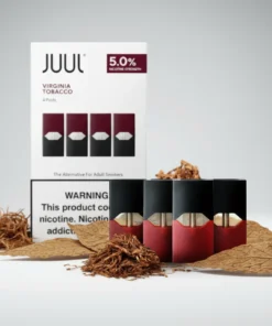 Virginia Tobacco Pods by Juul 5%Nicotine 50mg 200 Puffs (4 Pcs)