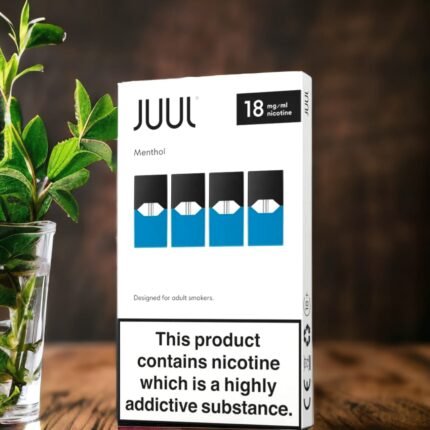 Juul – Menthol E-Liquid Pods 18 Mg 200 Puffs (4 Pcs)