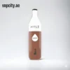 MYLÉ Drip Bano disposable device with 2500 puffs and 2 percent nicotine strength, smooth banana-inspired flavor