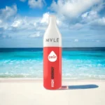 MYLÉ Drip High Energy disposable device with 2500 puffs and 2 percent nicotine strength, energizing mixed fruit flavor