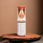 MYLÉ Drip Sweet Tobacco disposable device with 2500 puffs and 2 percent nicotine strength, rich and smooth tobacco flavor with sweet undertones