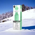 MYLE Meta Bar Ice Mint disposable vape with 2500 puffs and 50mg nicotine strength, refreshing mint flavor with icy menthol