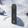 MYLÉ Micro Bar Bano disposable device with 1500 puffs and 2 percent nicotine strength, smooth banana-inspired flavor