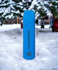 MYLÉ Micro Bar Iced Quad Berry disposable device with 1500 puffs and 2 percent nicotine strength, mixed berry flavor with icy menthol