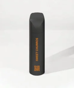 MYLÉ Micro Bar Sweet Churros disposable device with 1500 puffs and 2 percent nicotine strength, rich and sweet dessert flavor