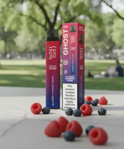 Blueberry Raspberry Cherry Vape Bar Ghost Pro 3500 Puffs 20mg