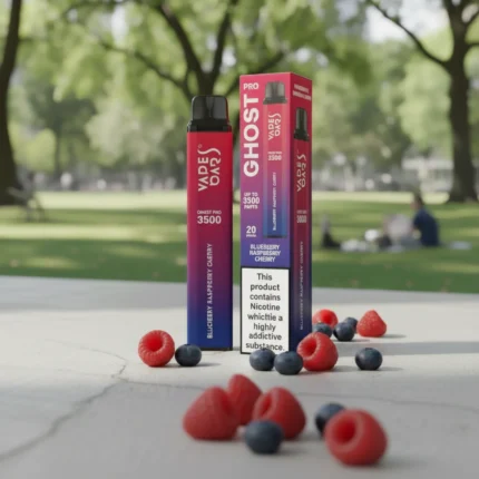 Blueberry Raspberry Cherry Vape Bar Ghost Pro 3500 Puffs 20mg