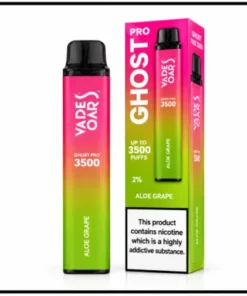 Ghost Pro Aloe Grape 3500 Puffs 20mg Disposable Vape Dubai