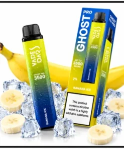 Ghost Pro Banana Ice 3500 Puffs 20mg Disposable Vape Dubai
