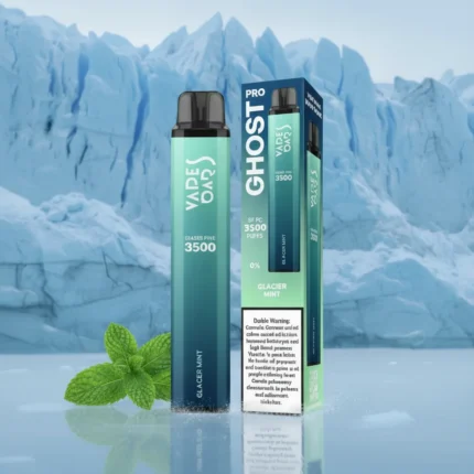 Glacier Mint 20mg 3500 Puffs by Vape Bar Ghost Pro
