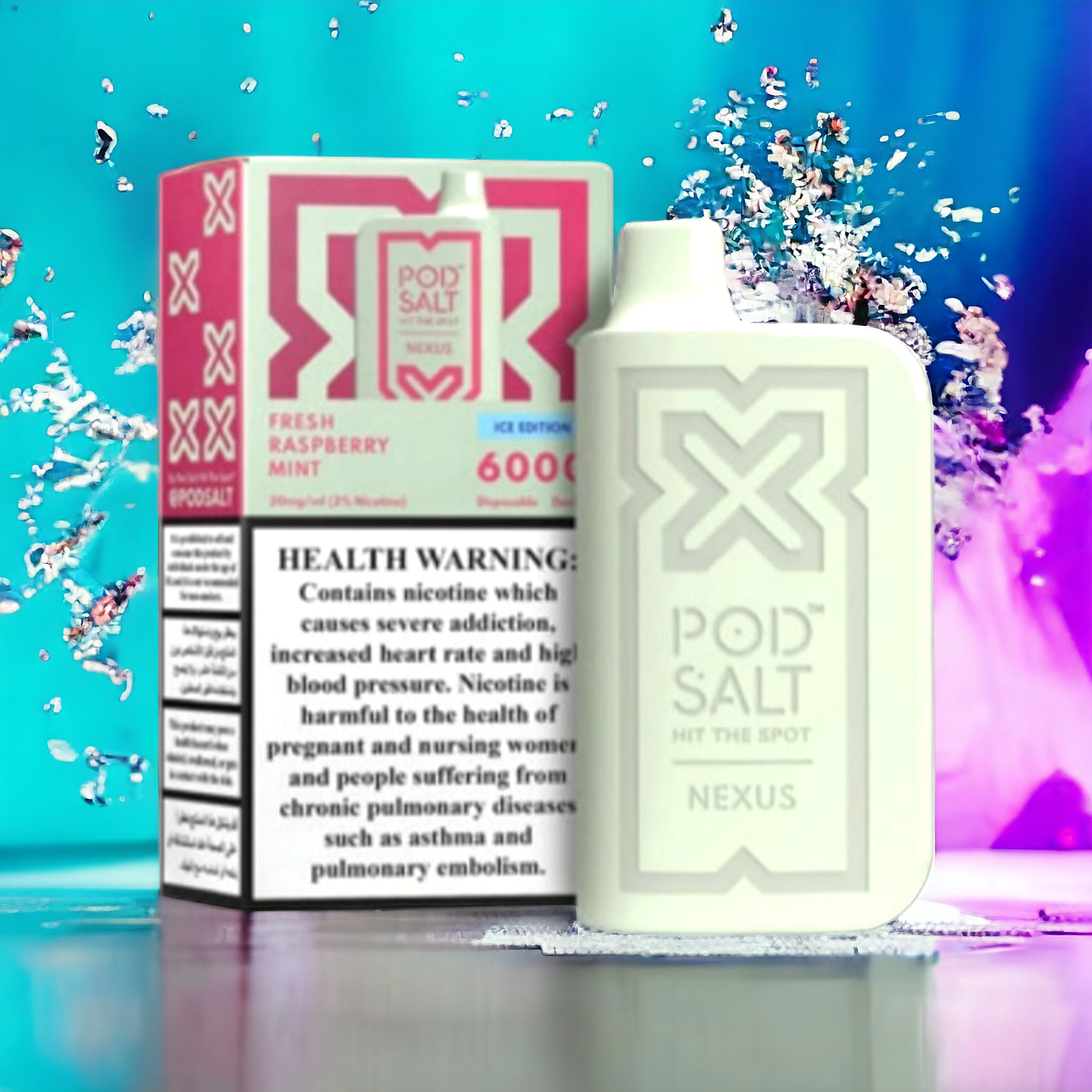 Nexus Fresh Raspberry Mint 2%nicotine 6000 Puffs Nexus Fresh Raspberry Mint 2%nicotine 6000 Puffs