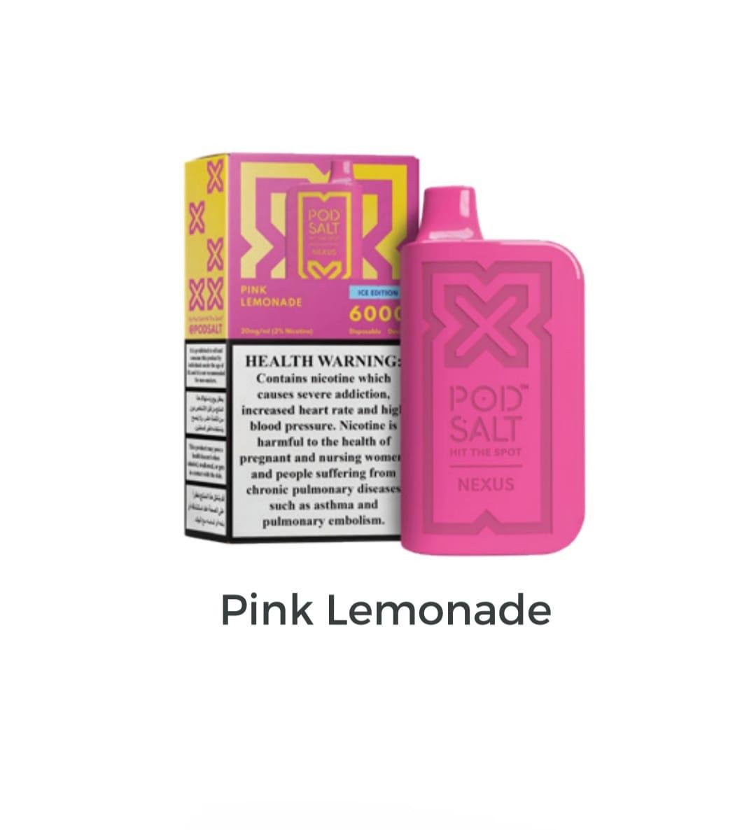 Nexus Pink Lemonade 2%nicotine 6000 Puffs Nexus Pink Lemonade 2%nicotine 6000 Puffs