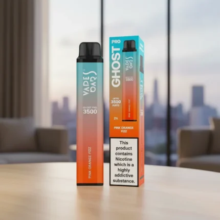 Pink Orange Fizz 20mg 3500 Puffs by Vape Bar Ghost Pro