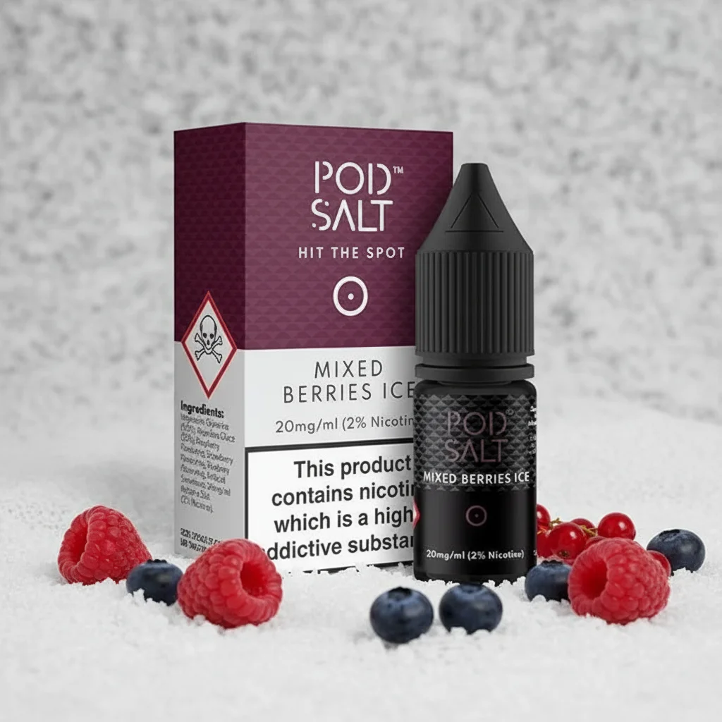 Pod Salt mixed berries ice 3500 puffs 2% nicotine Pod Salt mixed berries ice 3500 puffs 2% nicotine