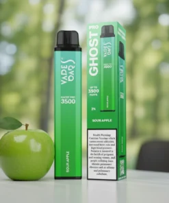 Sour Apple 20mg 3500 Puffs by Vape Bar Ghost Pro
