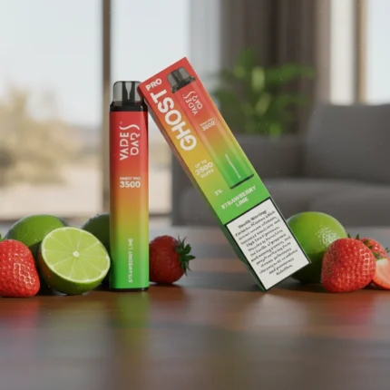 Strawberry Lime 20mg 3500 Puffs by Vape Bar Ghost Pro
