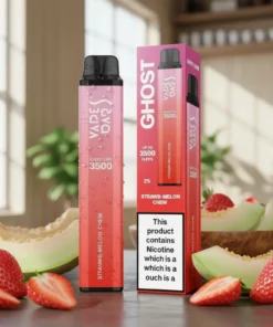 Strawberry Melon Chew 20mg 3500 Puffs by Vape Bar Ghost Pro