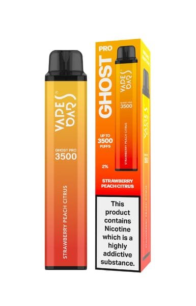 Strawberry Peach Citrus 20mg 3500 Puffs by Vapes Bars Ghost Pro