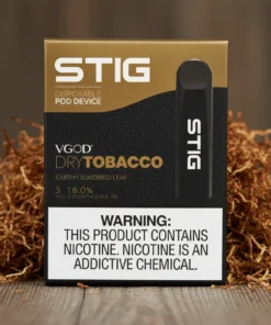 VGOD STIG Dry Tobacco Pack of 3 Disposable Pod Device 6% in Dubai