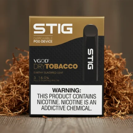VGOD STIG Dry Tobacco Pack of 3 Disposable Pod Device 6% in Dubai