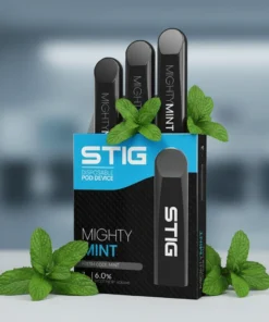 VGOD STIG Mighty Mint Pack of 3 Disposable Pod Device 6% in Dubai