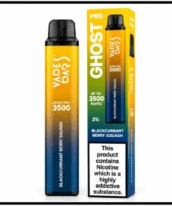 Vape Bar Ghost Pro Blackcurrant Berry Squash 20mg 3500 Puffs