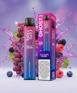 Vape Bar Ghost Pro Juicy Grape Berries 20mg 3500 Puffs