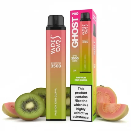 Vape Bar Ghost Pro Passion Kiwi Guava 20mg 3500 Puffs