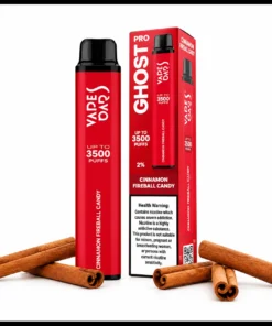 Vapes Bars Ghost Pro Cinnamon Fireball Candy – 3500 Puffs Disposable Vape