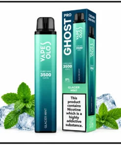 Vapes Bars Ghost Pro Glacier Mint – 3500 Puffs Disposable Vape