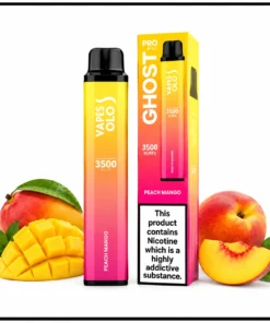 Vapes Bars Ghost Pro Peach Mango – 3500 Puffs Disposable Vape