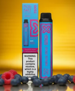 blue raspberry pod salt 3500 puffs 2% nicotine