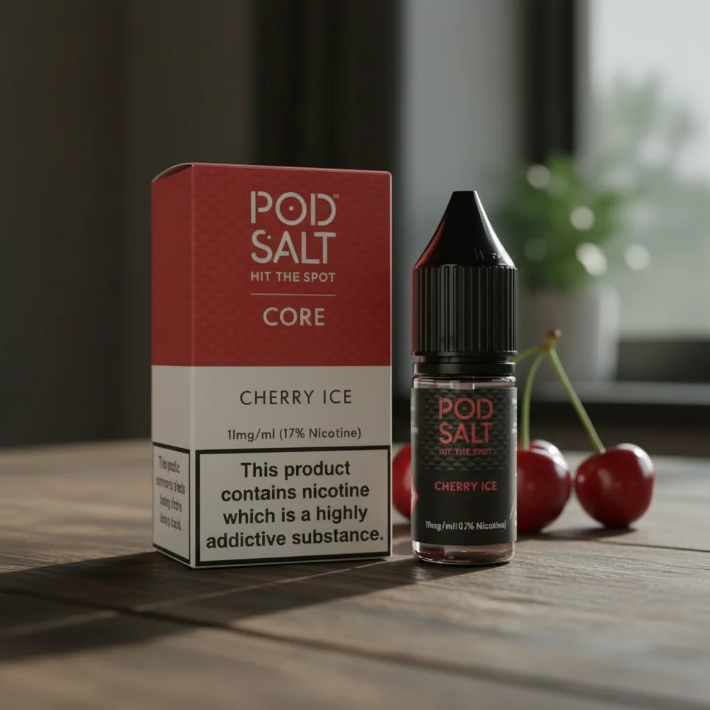 cherry ice pod salt 3500 puffs 2% nicotine cherry ice pod salt 3500 puffs 2% nicotine
