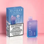 ELFBAR Blue Razz Ice BC disposable vape 10000 puffs with 50mg nicotine and blue raspberry ice flavor