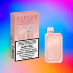 ELFBAR Peach Ice BC disposable vape 10000 puffs with 50mg nicotine and peach ice flavor