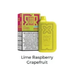 Nexus Lime Raspberry Grapefruit disposable vape 6000 puffs with 2% nicotine and lime raspberry grapefruit flavor