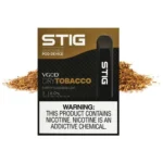 Stig Disposable Dry Tobacco VGOD pod device with prefilled tobacco‑flavored e‑liquid