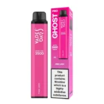 Vapes Bars Ghost Pro Pink Lady disposable vape 20 mg nicotine with 3500 puffs for sweet fruity flavor