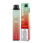 Vapes Bars Ghost Pro Red Apple disposable vape 20 mg nicotine with 3500 puffs for sweet apple flavor