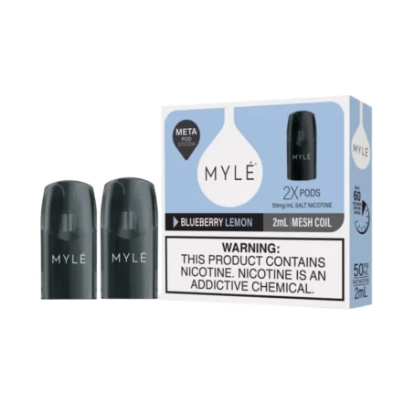 BUY Myle Meta V5 Blueberry Lemon Pods disposable pack of (2)
