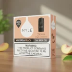 Myle V5 Georgia Peach Fruit Meta Pods pack of two (2) disposable magnetic