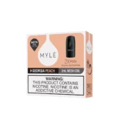 Myle V5 Georgia Peach Fruit Meta Pods pack of two (2) disposable magnetic
